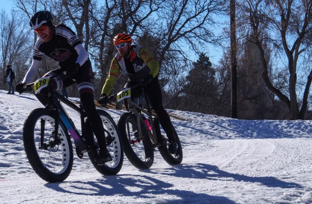 Elite racers at the Fat Bike Summit